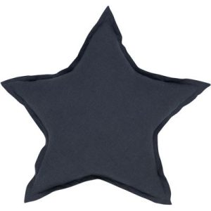 achetez Coussin étoile gris graphite (45 cm) Cotton&Sweets au meilleur prix en promo