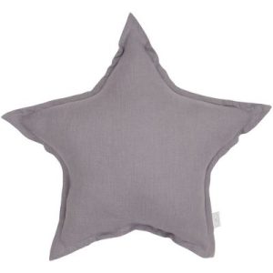 achetez Coussin étoile gris requin (45 cm) Cotton&Sweets au meilleur prix en promo