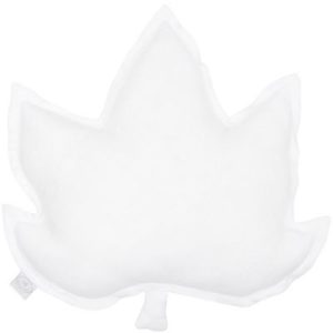 achetez Coussin feuille d'érable blanc (43 cm) Cotton&Sweets au meilleur prix en promo