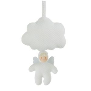 achetez Coussin musical nuage ange blanc (21 cm) Trousselier au meilleur prix en promo