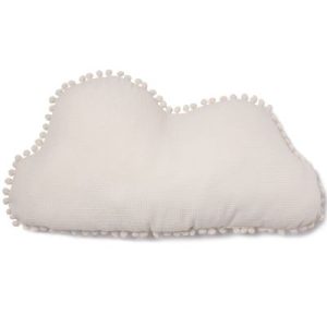 achetez Coussin nuage Marshmallow écru (30 x 58 cm) Nobodinoz au meilleur prix en promo