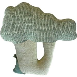 achetez Coussin tricoté en coton Brucy le brocoli x Oli & Carol (35 x 35 cm) Lorena Canals au meilleur prix en promo