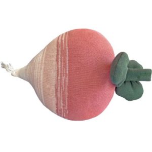achetez Coussin tricoté en coton Ramona le radis x Oli & Carol (30 x 30 cm) Lorena Canals au meilleur prix en promo