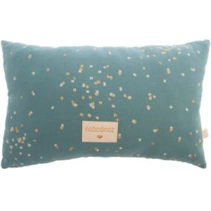 achetez CoussinLaurel Gold Confetti vert (22 x 35 cm) Nobodinoz au meilleur prix en promo