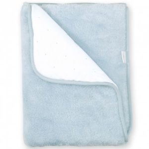 achetez Couverture Pady réversible bleu gris breeze (75 x 100 cm) Bemini au meilleur prix en promo