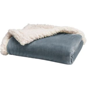 achetez Couverture bi-matière gris (75 x 100 cm) Babycalin au meilleur prix en promo