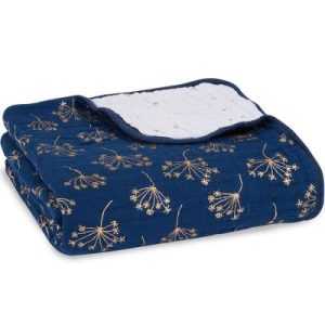 achetez Couverture de rêve Dream Blanket métallique Gold deco (120 x 120 cm) aden + anais au meilleur prix en promo