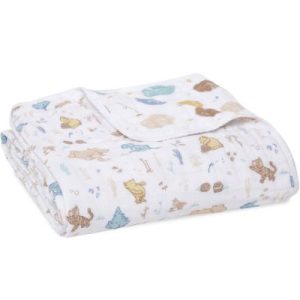 achetez Couverture de rêve Dream blanket Winnie in the Woods (120 x 120 cm) aden + anais au meilleur prix en promo