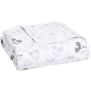 achetez Couverture de rêve Mickey + Minnie (120 x 120 cm) aden + anais au meilleur prix en promo
