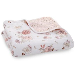 achetez Couverture de rêveDream blanket Dahlias (120 x 120 cm) aden + anais au meilleur prix en promo