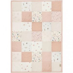 achetez Couverture édredon en coton bio patchwork rose (90 x 120 cm) Cam Cam Copenhagen au meilleur prix en promo