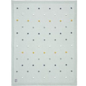 achetez Couverture en coton bio Cozy Home Menthe clair (80 x 110 cm) Lässig au meilleur prix en promo
