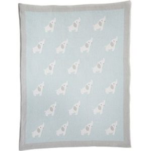 achetez Couverture en coton bio Eléphant Anna & Milo (75 x 100 cm) Noukie's au meilleur prix en promo