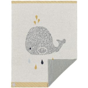 achetez Couverture en coton bio baleine Little Water Lässig au meilleur prix en promo
