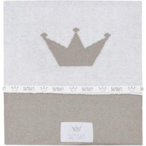 achetez Couverture en coton gris et blanche (80 x 100 cm) BAMBAM au meilleur prix en promo