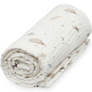 achetez Couverture en mousseline de coton bio Dreamland (100 x 100 cm) Cam Cam Copenhagen au meilleur prix en promo