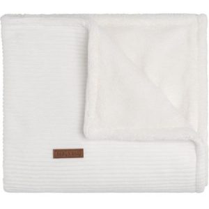 achetez Couverture en teddy Sense blanche (70 x 95 cm) Baby's Only au meilleur prix en promo