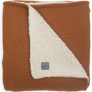 achetez Couverture en tricot Teddy Bliss knit caramel (75 x 100 cm) Jollein au meilleur prix en promo
