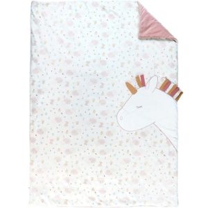achetez Couverture en veloudoux Lina et Joy (100 x 140 cm) Noukie's au meilleur prix en promo
