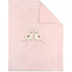 achetez Couverture en veloudoux rose lama Sacha (75x 100 cm) Noukie's au meilleur prix en promo
