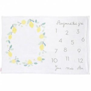 achetez Couverture étapes de bébé Photobooth Limonade (80 x 120 cm) Little Crevette au meilleur prix en promo