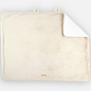 achetez Couverture longs poils Mix & Match ivoire (75 x 100 cm) Noukie's au meilleur prix en promo