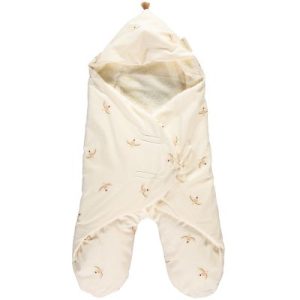 achetez Couverture nomade Kiss me Haiku birds oiseau (80 x 35 cm) Nobodinoz au meilleur prix en promo