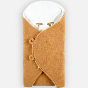achetez Couverture nomade en sherpa Mix & Match camel Noukie's au meilleur prix en promo