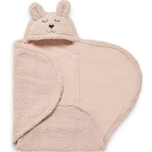 achetez Couverture nomade lapin Pale Pink Jollein au meilleur prix en promo