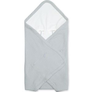 achetez Couverture nomade légère Biside Cadum gris moyen (90 x 90 cm) Bemini au meilleur prix en promo