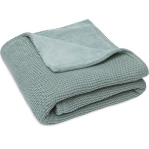 achetez Couverture polaire Basic Knit Forest Green (75 x 100 cm) Jollein au meilleur prix en promo