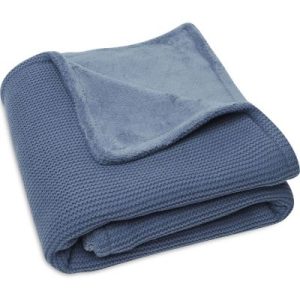 achetez Couverture polaire Basic Knit Jeans Blue (75 x 100 cm) Jollein au meilleur prix en promo