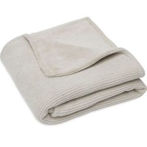 achetez Couverture polaire Basic Knit Nougat (75 x 100 cm) Jollein au meilleur prix en promo