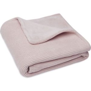 achetez Couverture polaire Basic Knit Pale Pink (75 x 100 cm) Jollein au meilleur prix en promo