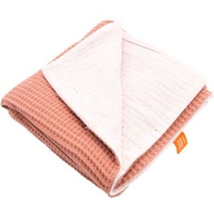 achetez Couverture réversible en nid d'abeille Marsala (95 x 70 cm) L'oiseau bateau au meilleur prix en promo