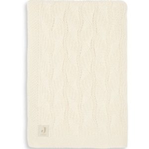 achetez Couverture tricotée Spring Knit Ivory (75 x 100 cm) Jollein au meilleur prix en promo