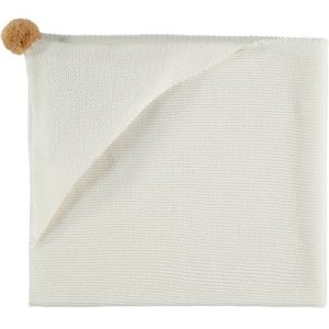 achetez Couverture tricotée à capuche blanche So Natural (65 x 65 cm) Nobodinoz au meilleur prix en promo