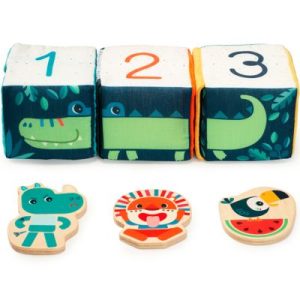 achetez Cubes d'activités cache cache Jungle Lilliputiens au meilleur prix en promo