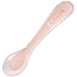 achetez Cuillère en silicone 2ème âge rose Béaba au meilleur prix en promo