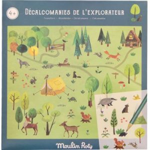 achetez Décalcomanies de l'explorateur Le Jardin du Moulin Moulin Roty au meilleur prix en promo
