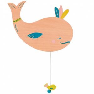 achetez Décoration musicale murale baleine Le voyage d'Olga Moulin Roty au meilleur prix en promo