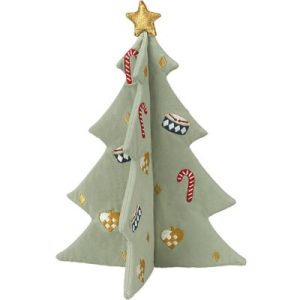 achetez Décoration sapin de noël brodé eucalyptus Fabelab au meilleur prix en promo