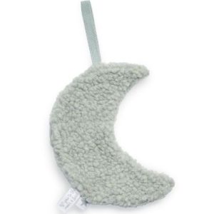 achetez Doudou attache sucette Lune ash green vert Jollein au meilleur prix en promo