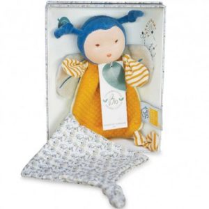 achetez Doudou attache sucette Pollen l'abeille bio Doudou et Compagnie au meilleur prix en promo