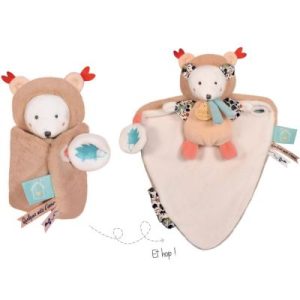 achetez Doudou papillote 3 en 1 Ours Les petits futés Doudou et Compagnie au meilleur prix en promo