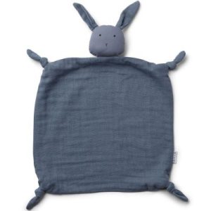 achetez Doudou plat Agnete Rabbit blue wave Liewood au meilleur prix en promo