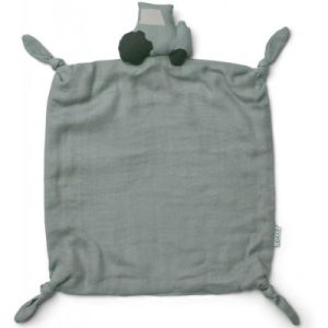 achetez Doudou plat Agnete Tractor blue fog multi mix Liewood au meilleur prix en promo