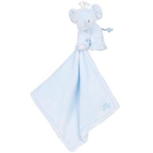 achetez Doudou plat Ferdinand l'éléphant bleu ciel (25 x 25 cm) Tartine et Chocolat au meilleur prix en promo