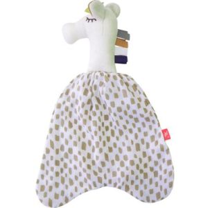 achetez Doudou plat Girafe tâche (30 cm) Kikadu au meilleur prix en promo