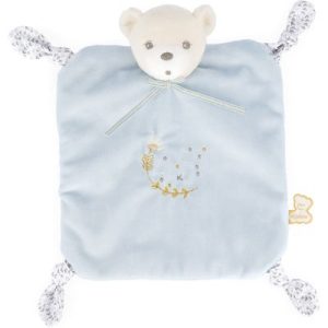achetez Doudou plat Perle ourson bleu (20 cm) Kaloo au meilleur prix en promo